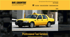 Desktop Screenshot of baycountrytaxi.com